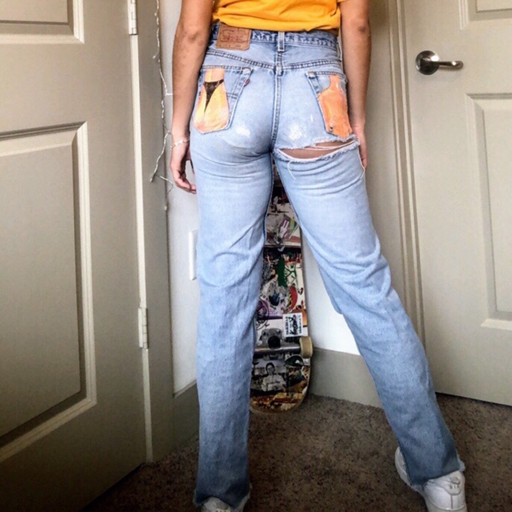 Authentic vintage Levi’s 501 straight jeans